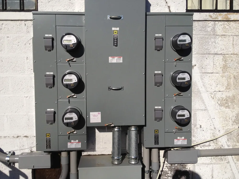 Electrical service and meter gear wired by Elite Electric